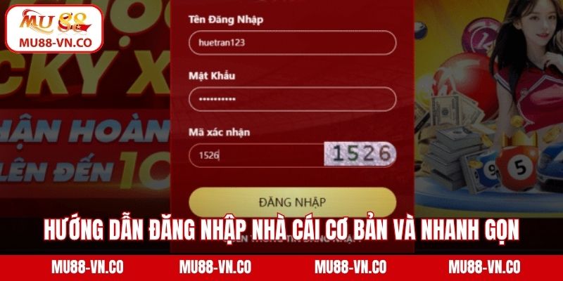 Đăng Nhập Mu88 - Chỉ Dẫn Thao Tác Truy Cập Cực Kỳ Nhanh Gọn 2 Hướng dẫn đăng nhập nhà cái cơ bản và nhanh gọn